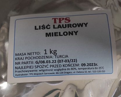 Liść laurowy mielony  (1kg)